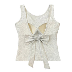 Blush Built-In Cup Bow Top