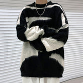 Grunge Aesthetic Fuzzy Sweater