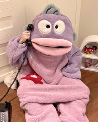 Ugly Fish Fleece Onesie Pajama