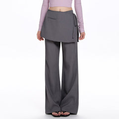 Library Crush Layered Skirt Pants