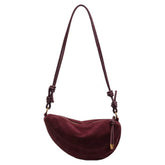 City Girl Problems Suede Hobo Bag