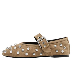 Soho Beaded Mary Jane Ballet Flats