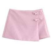 Coquette Aesthetic Bow Mini Skort