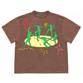 Dancing Aliens Graphic T-Shirt