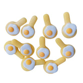 Fun Egg Shaped Hair Clips Pack