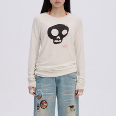 Emo Phase Skull Long Sleeve Top