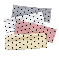 French Style Polka Dot 4 pcs Headband Set