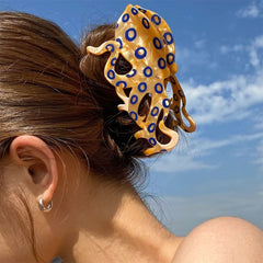 Greek Aesthetic Octopus Hair Claw