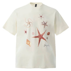 Mermaidcore Ocean Print T-Shirt