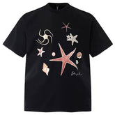 Mermaidcore Ocean Print T-Shirt