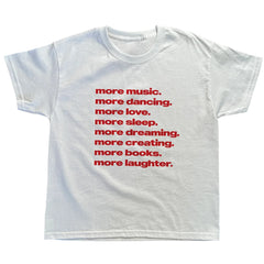 More Music Graphic T-Shirt