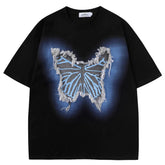 Neon Butterfly Oversized T-Shirt