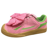 Princess Mood Bow Lace Up Sneakers