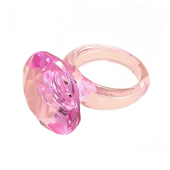 Plastic Diamond Indie Ring