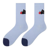 Playful Cat Crew Socks