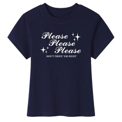 Please Don’t Y2K Baby Tee