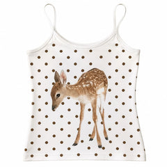 Polka Dot Deer Tank Top
