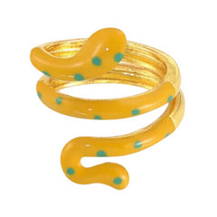 Polka Dot Snake Ring