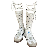 Polka Dot Stirrup Ballet Socks