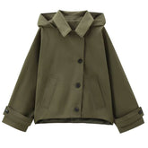 London Rainy Day Hooded Trench Jacket