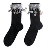 Sparkle Star Charm Socks
