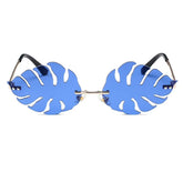 Tropical Leaf Shaped Sunglasses