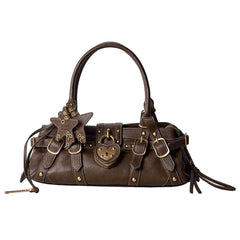 Famous Offline Heart Lock Shoulder Bag