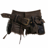 Y2K Low Rise Belted Mini Shorts