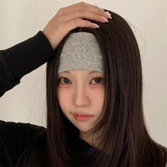 Y2K Rhinestone Angel Wings Headband