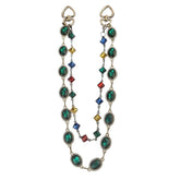 Y2K Colorful Gem Jeans Chain