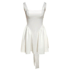 Garden Of Envy Back-Tie Milkmaid Dress