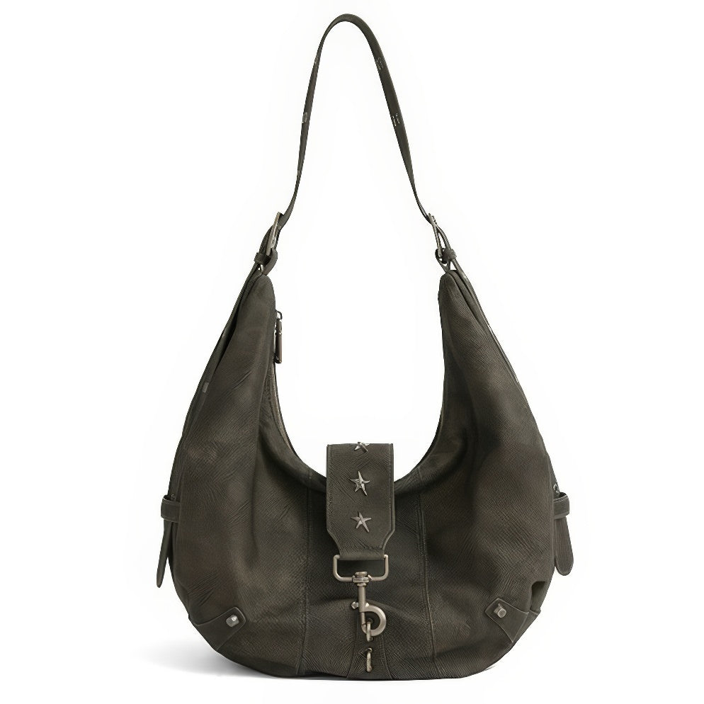 Star Detail Hobo Bag