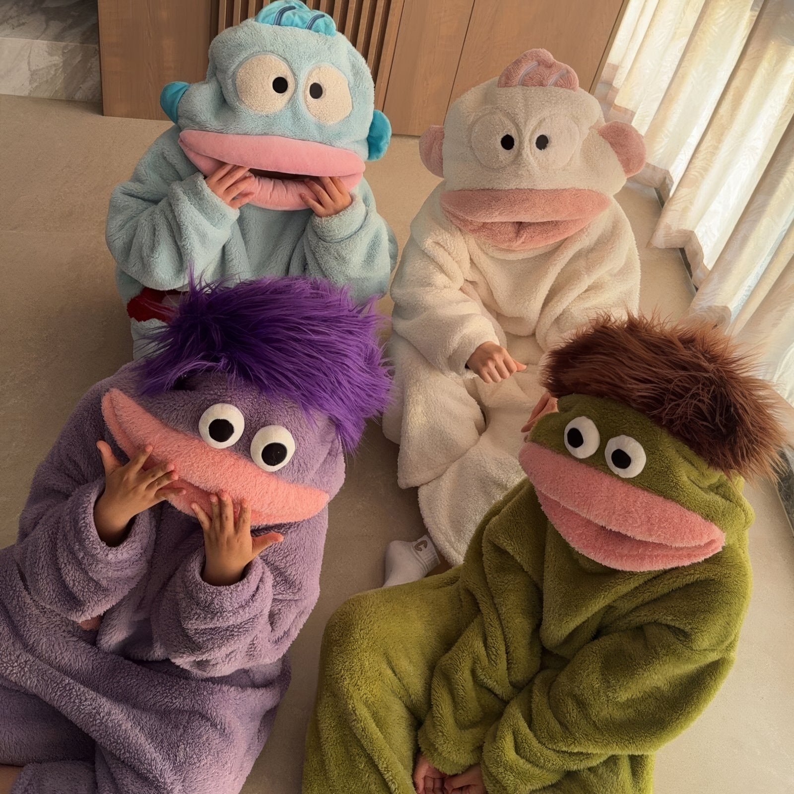 Big Mouth Monster Fleece Onesie Pajama
