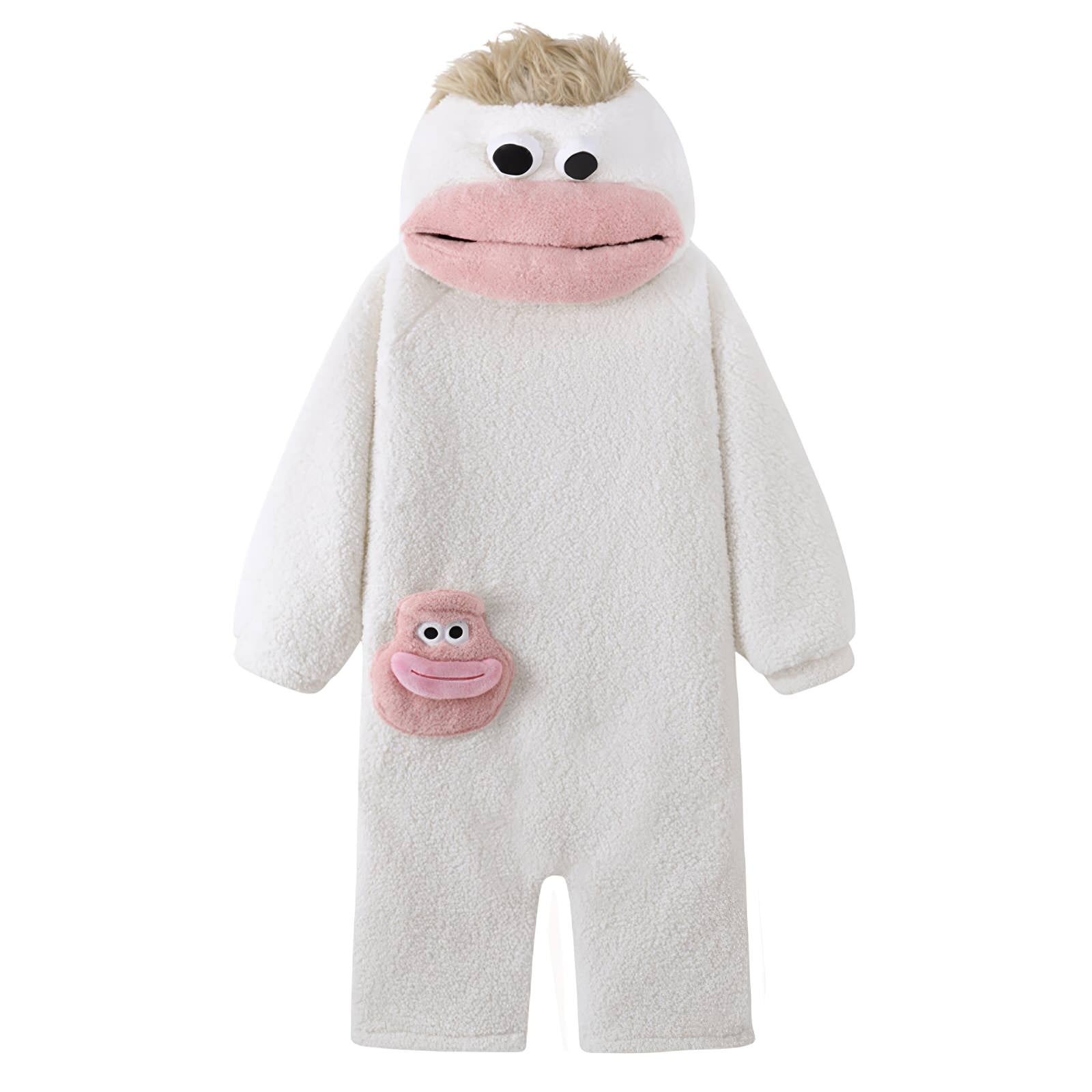 Big Mouth Monster Fleece Onesie Pajama