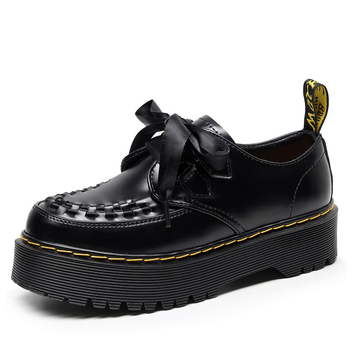 Ribbon Lace Platform Creeper Shoes