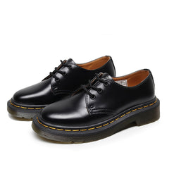 Rounded Toe Classic Oxford Shoes