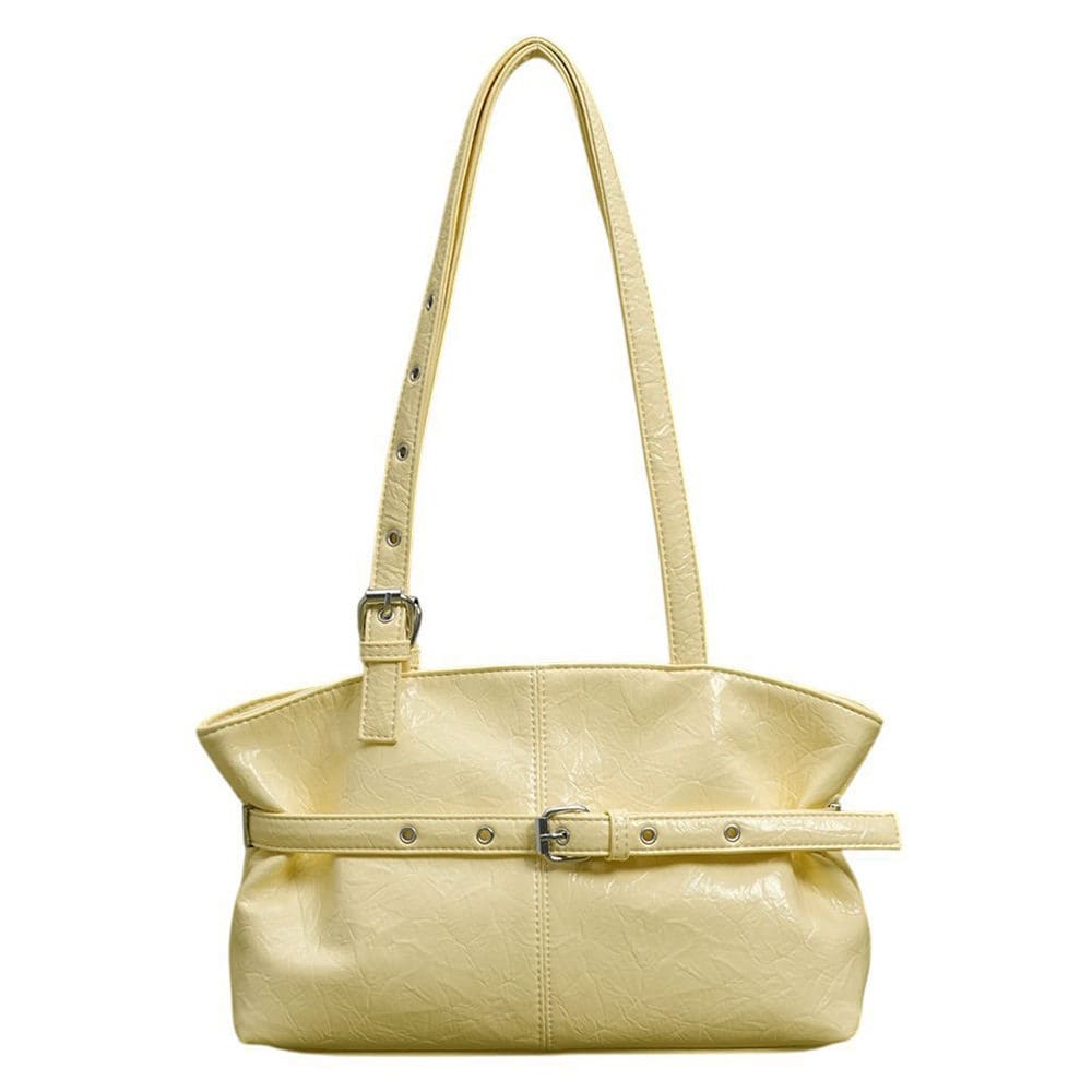 Gossip Goes Around Buckle Shoulder Bag