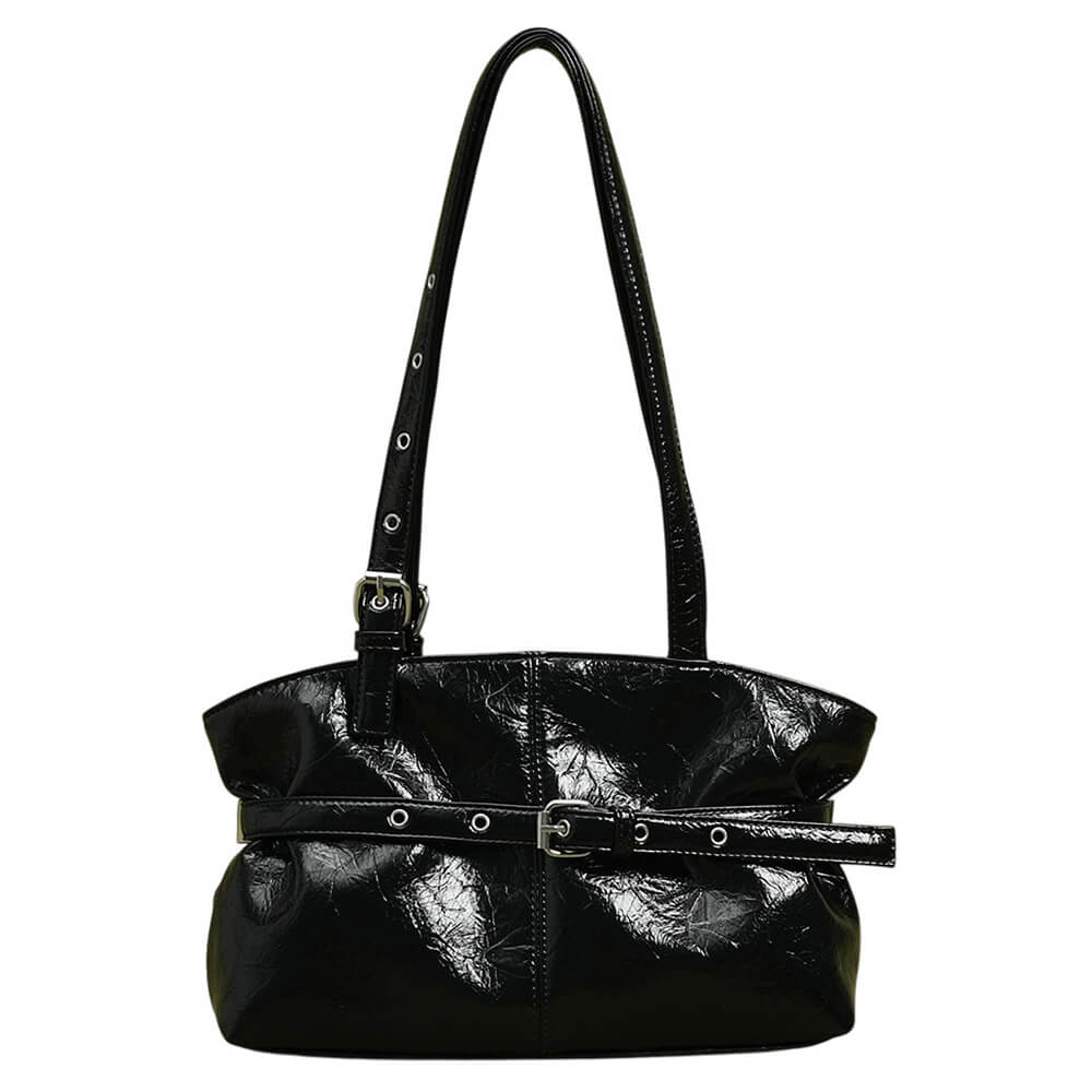 Gossip Goes Around Buckle Shoulder Bag