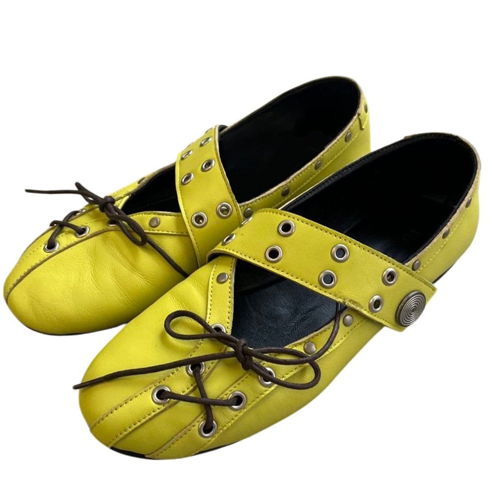 City Walk Lace Up Ballet Flats