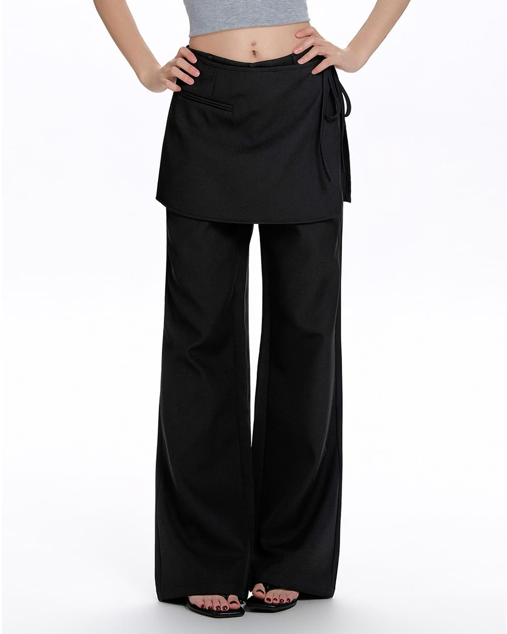 Library Crush Layered Skirt Pants