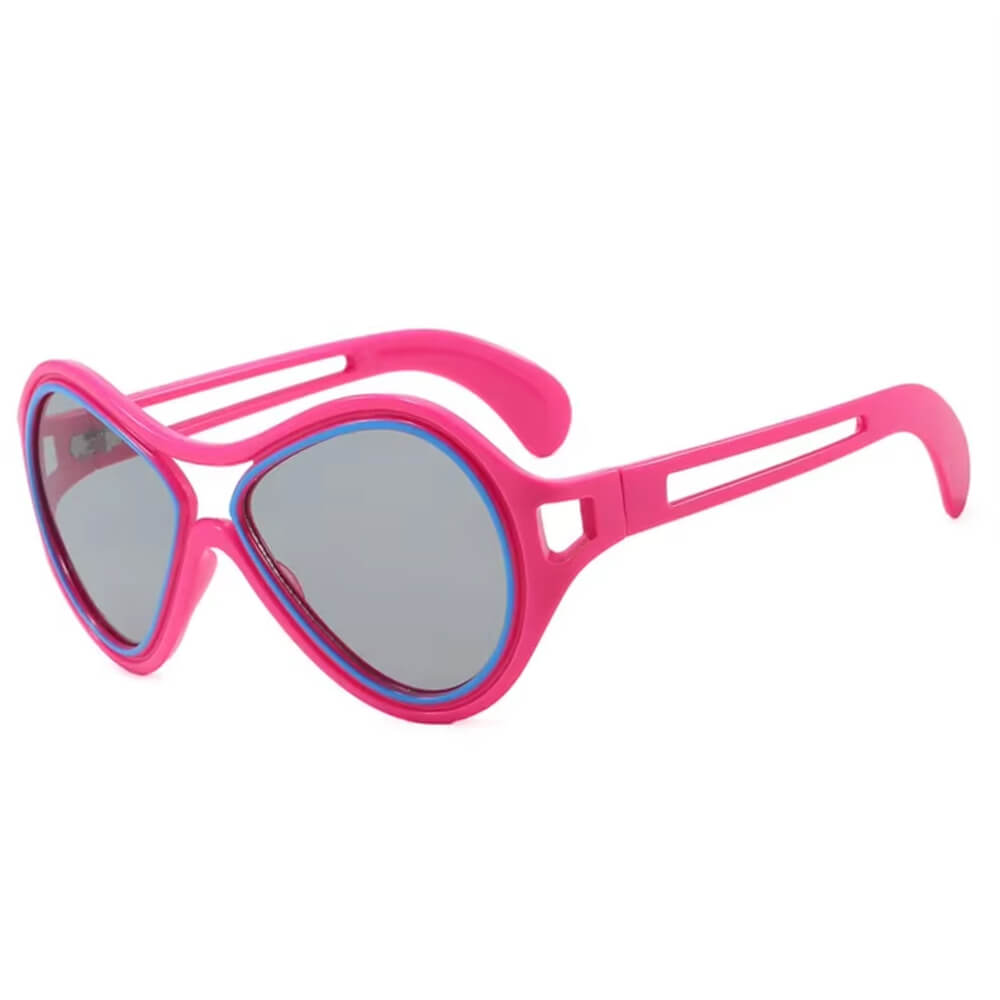 Not Your Doll Oval Sunglasses