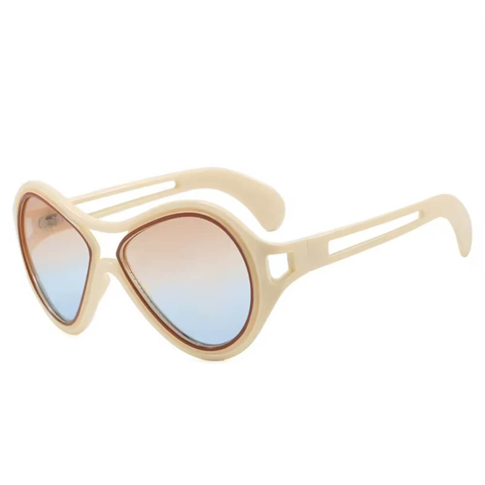Not Your Doll Oval Sunglasses