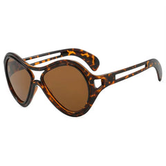 Not Your Doll Oval Sunglasses