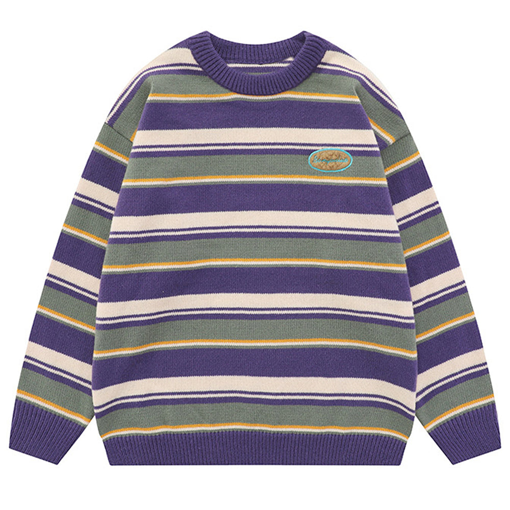 Primary Colors Striped Sweater