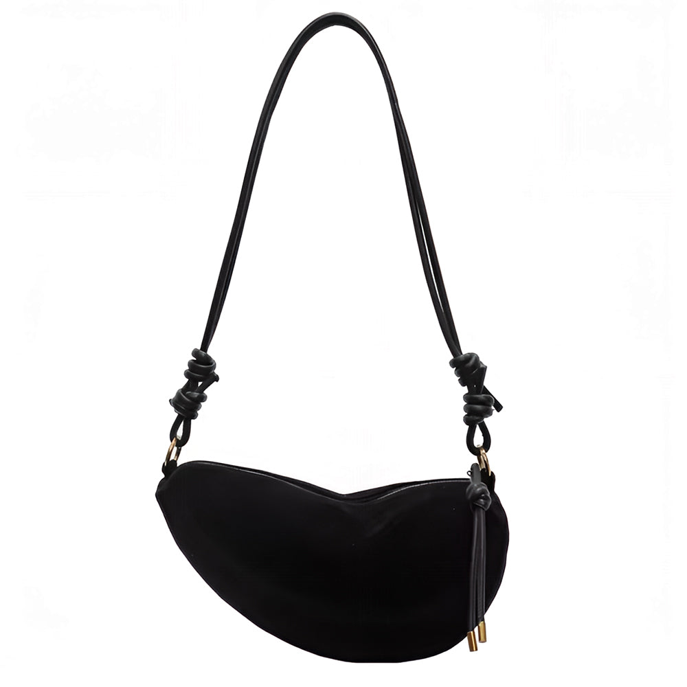City Girl Problems Suede Hobo Bag