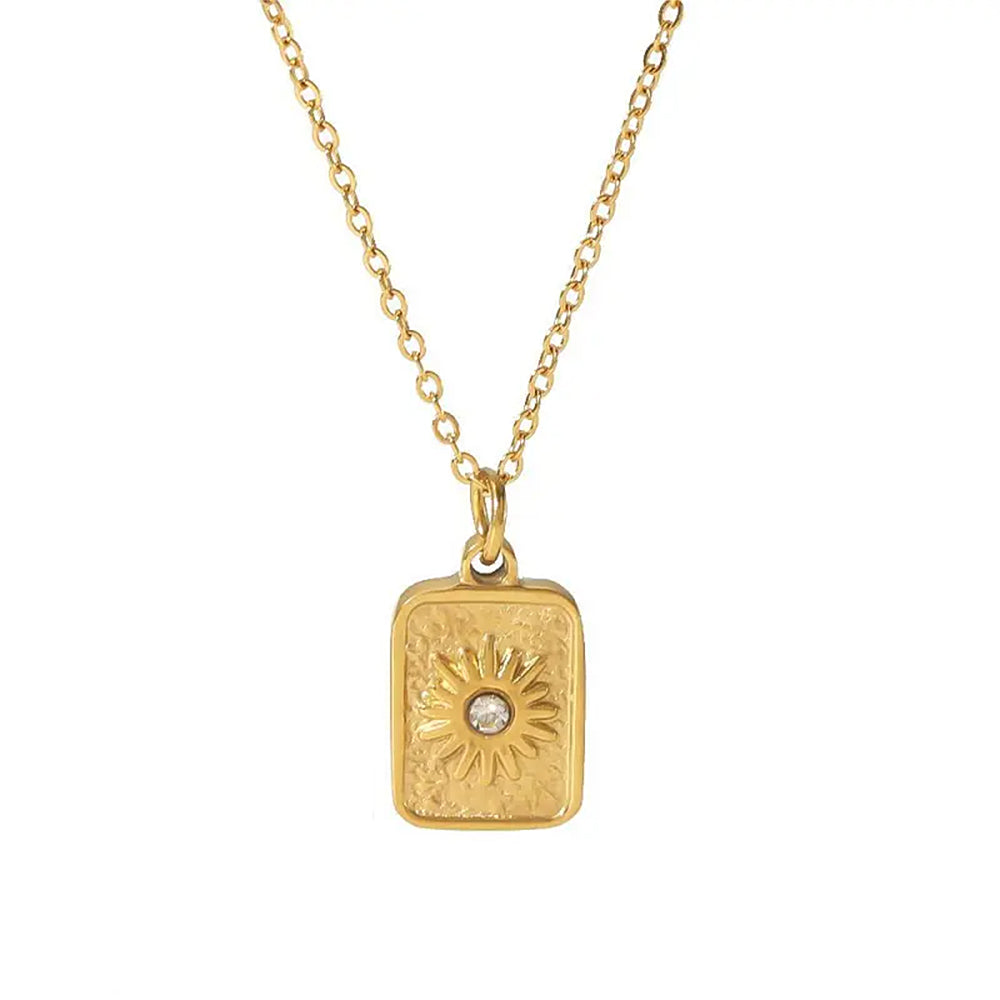 Cosmic Energy Coin Necklace
