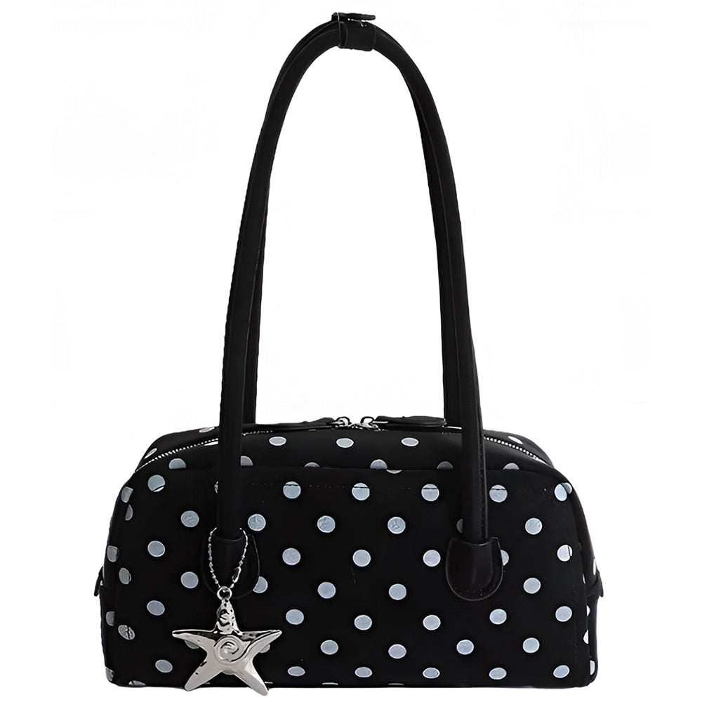 Paris Stories Polka Dot Shoulder Bag