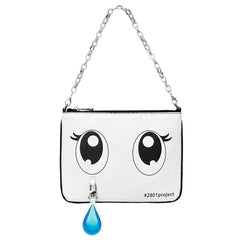 Anime Crying Eyes Shoulder Clutch