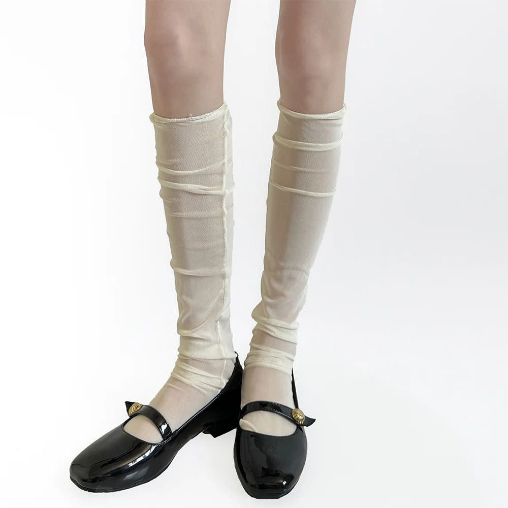 Balletcore Mesh Knee Socks