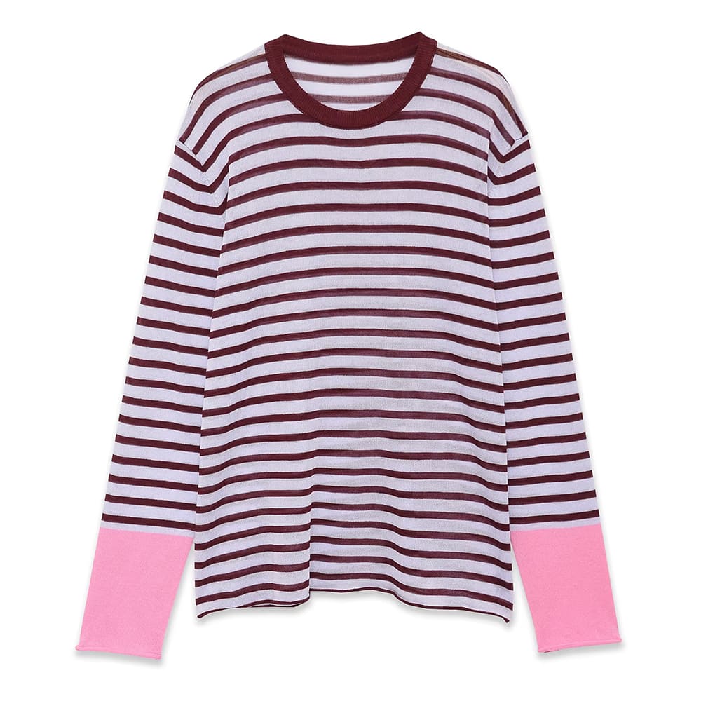 Never Basic Striped Long Sleeve Top